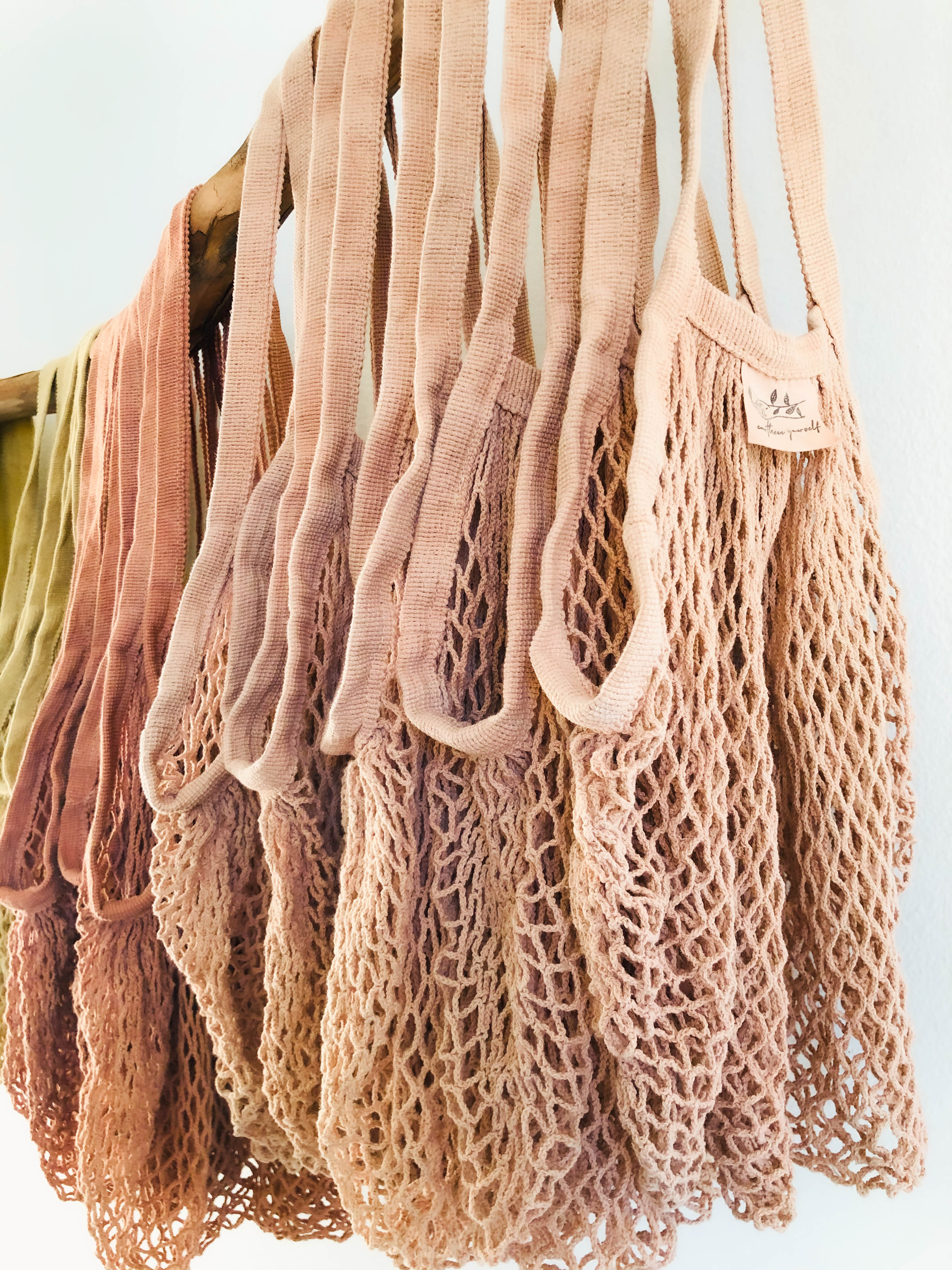 Naturally Dyed Eco-Friendly Fisherman's Net Bags – Juniper & Bliss