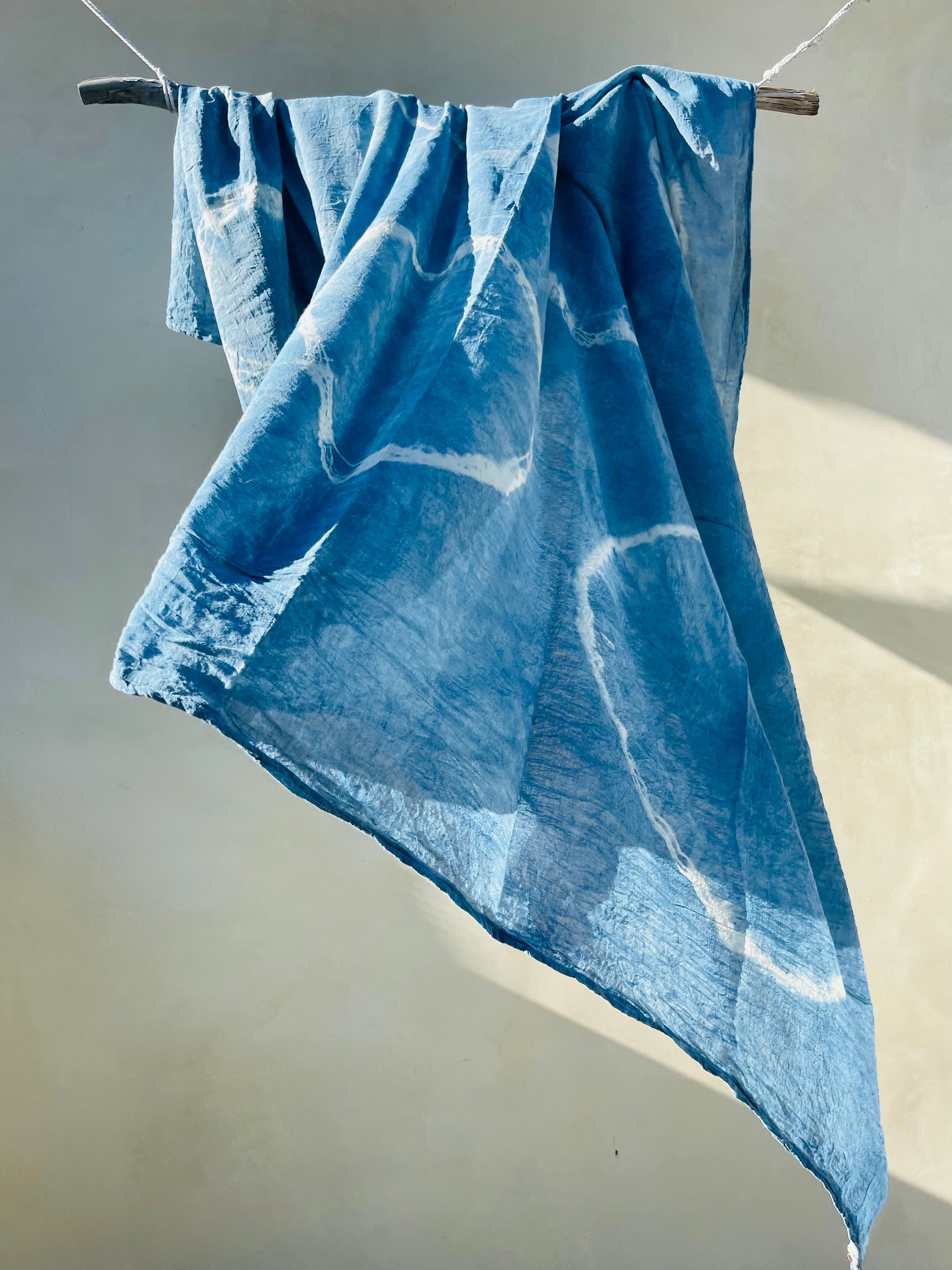 ⋒ plant dyed organic cotton scarves ⋒ - earthen yourself